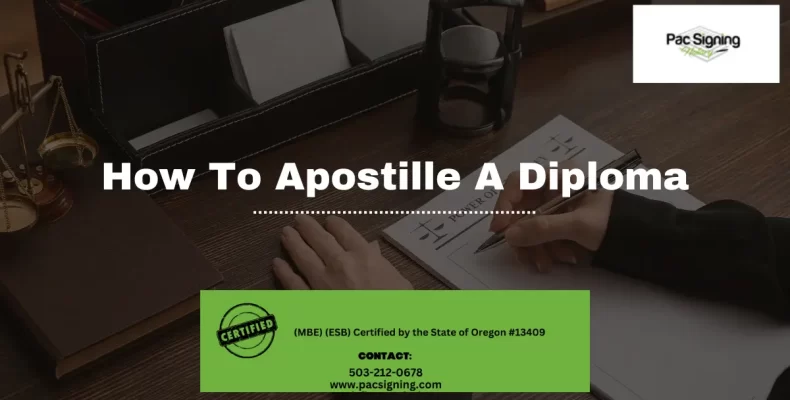 how to apostille a diploma