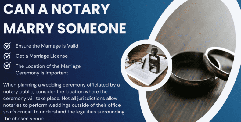 Can a Notary Marry Someone