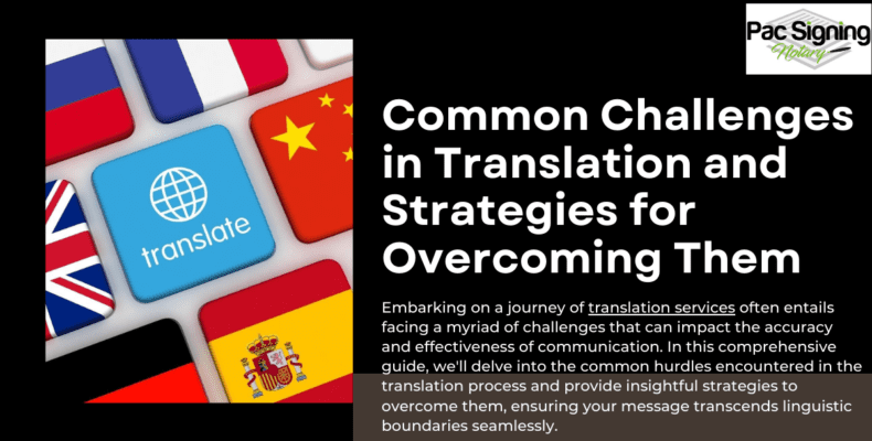 Common Challenges in Translation and Strategies for Overcoming Them