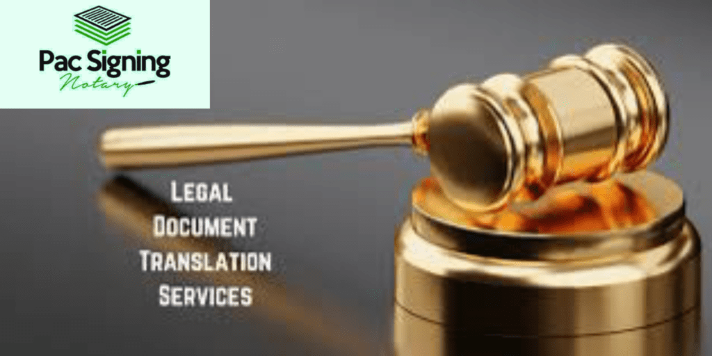 legal document translation services