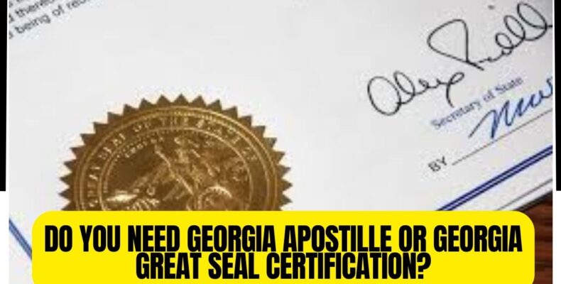 Do You Need Georgia Apostille or Georgia Great Seal Certification?