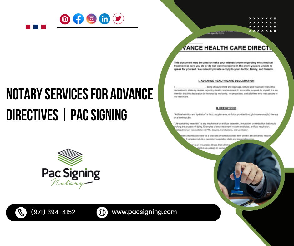 Notary Services for Advance Directives