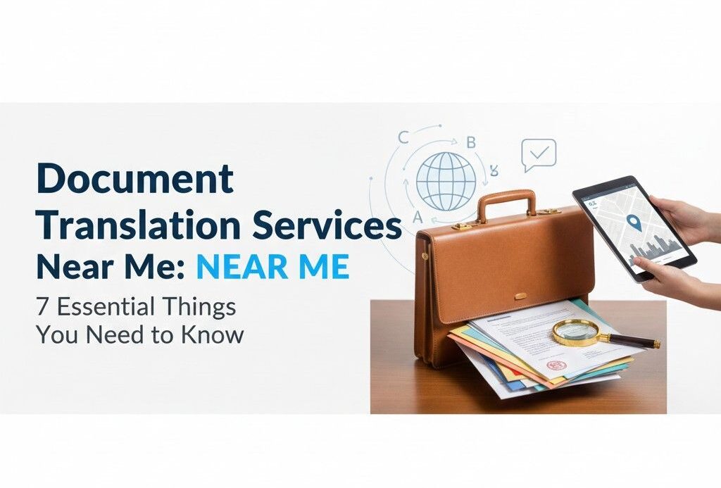 7 Essential Things About Document Translation Services Near Me | Pac Signing