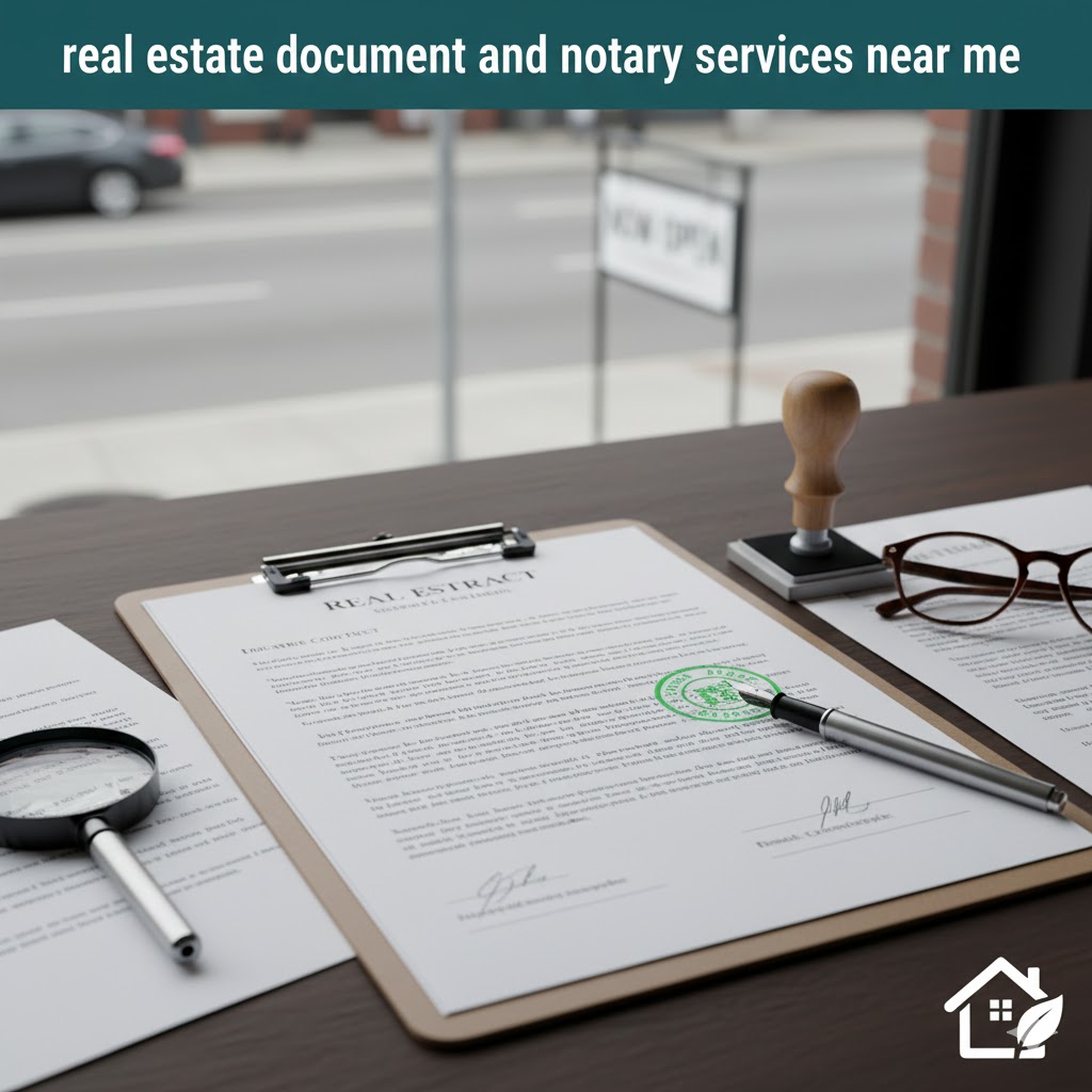 Real Estate Document and Notary Services Near Me | Pac Signing Oregon