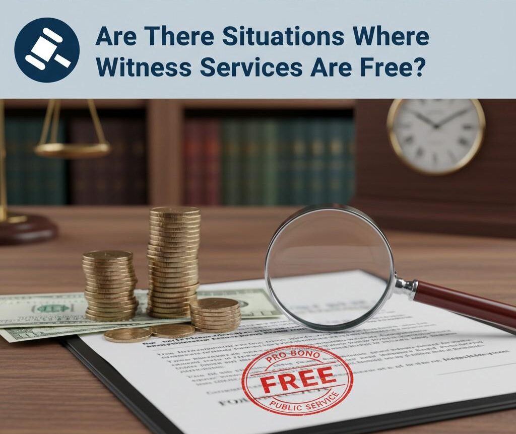 signature witness cost