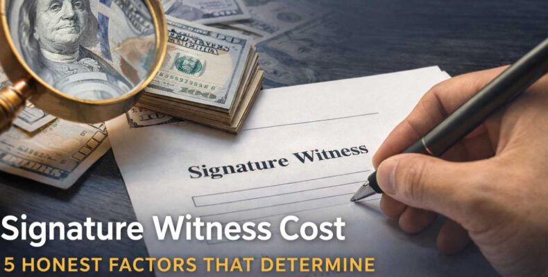 signature witness cost