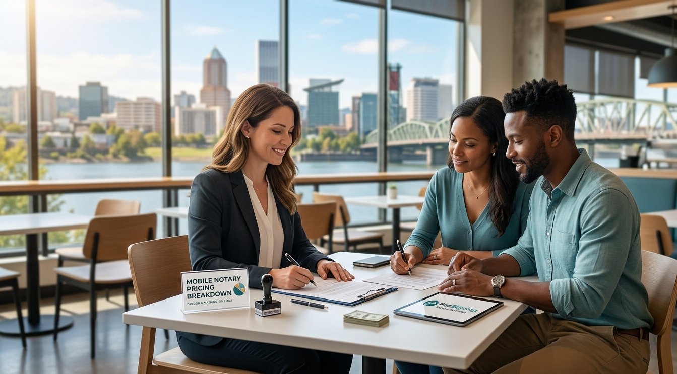 Mobile Notary Pricing