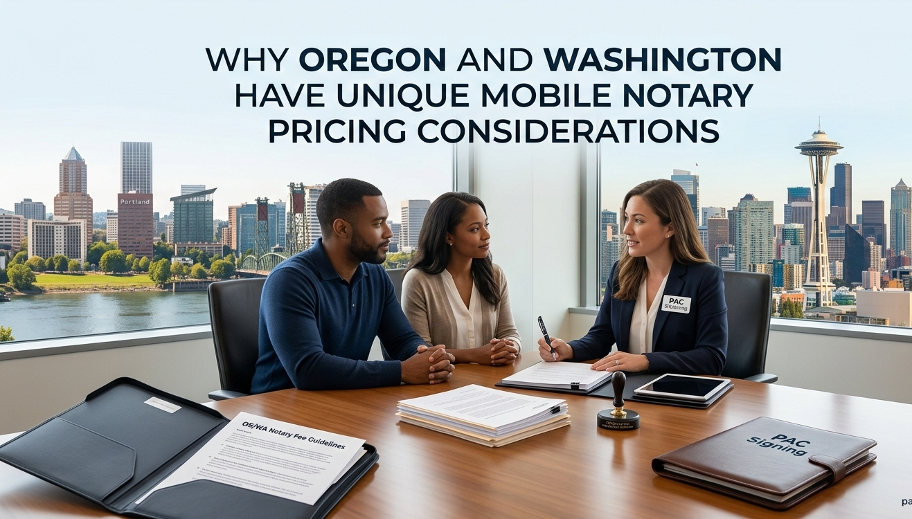 Mobile Notary Pricing
