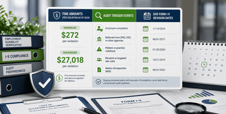 I-9 compliance fines