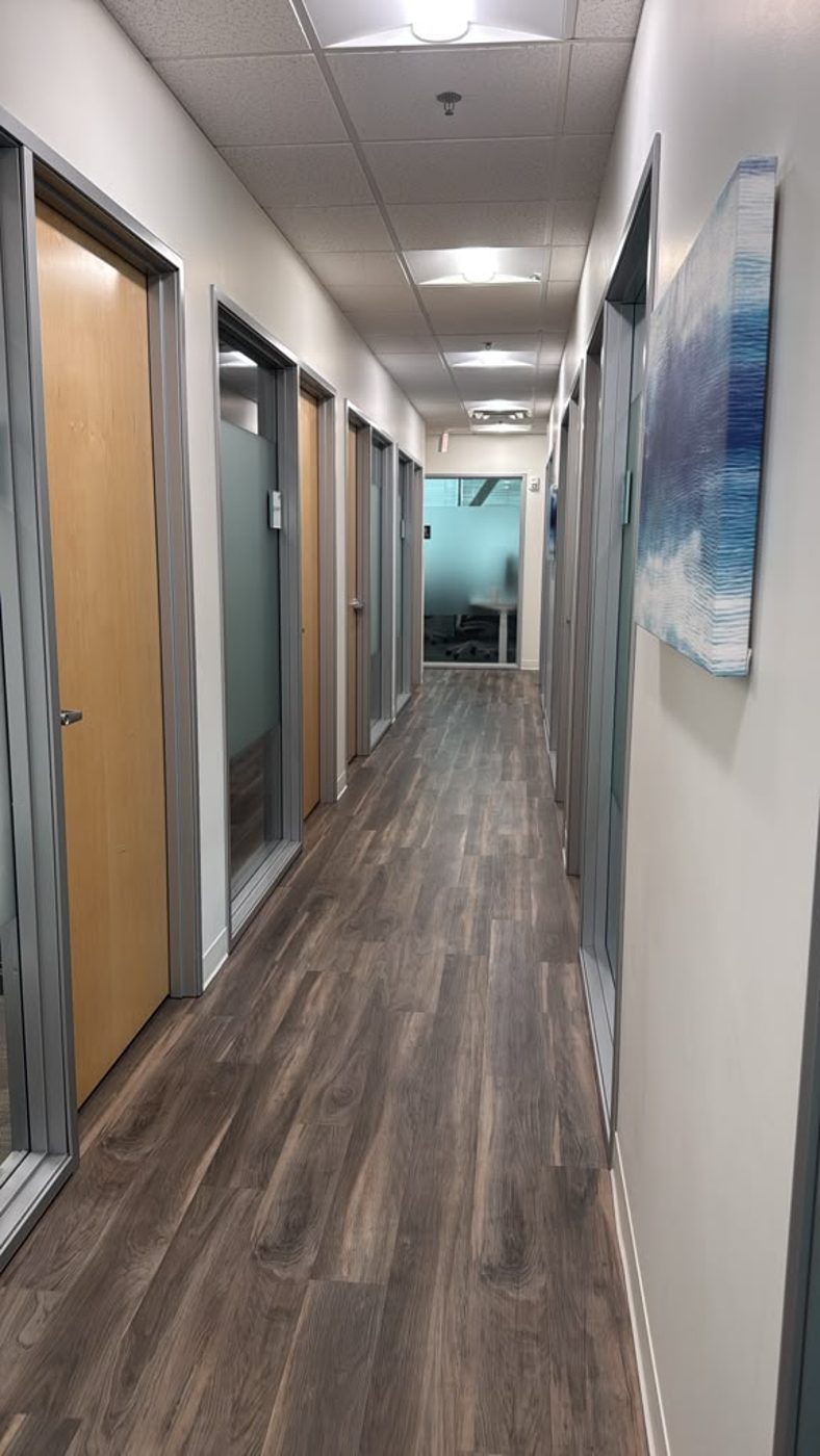 Hallway leading to the Pac Signing Notary office in Hillsboro
